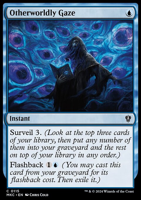 Otherworldly Gaze, Murders at Karlov Manor Commander #115, Magic: The Gathering card