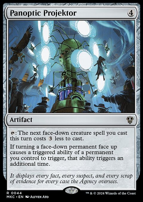 Panoptic Projektor, Murders at Karlov Manor Commander #44, Magic: The Gathering card