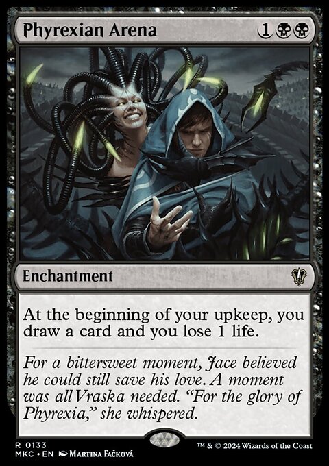 Phyrexian Arena, Murders at Karlov Manor Commander #133, Magic: The Gathering card