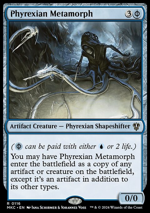 Phyrexian Metamorph, Murders at Karlov Manor Commander #116, Magic: The Gathering card