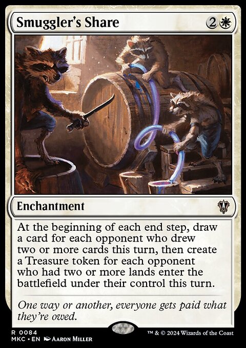 Smuggler's Share, Murders at Karlov Manor Commander #84, Magic: The Gathering card