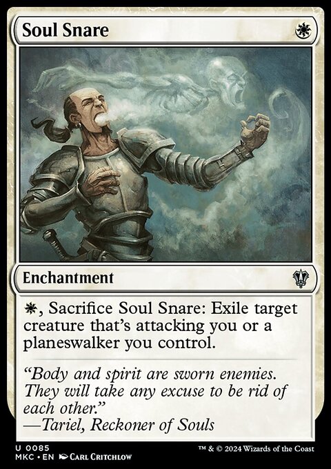 Soul Snare, Murders at Karlov Manor Commander #85, Magic: The Gathering card