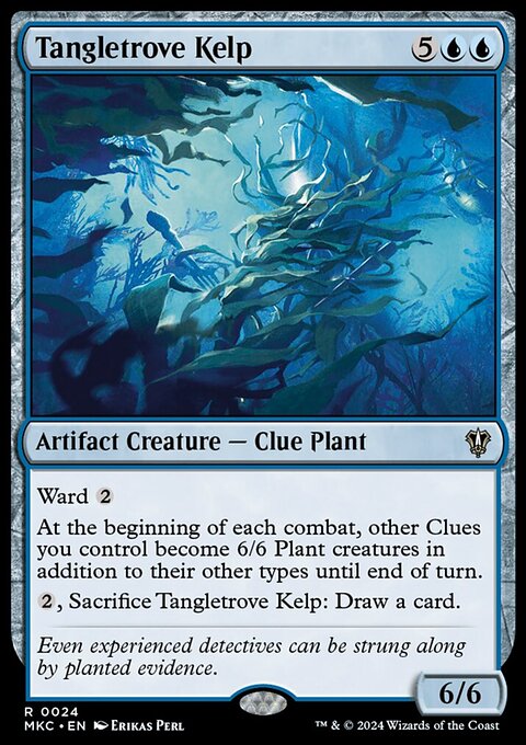 Tangletrove Kelp, Murders at Karlov Manor Commander #24, Magic: The Gathering card