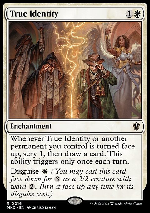 True Identity, Murders at Karlov Manor Commander #16, Magic: The Gathering card