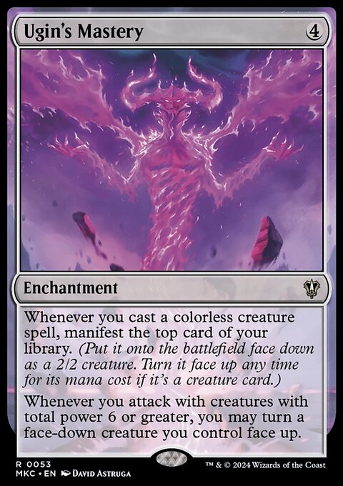 Ugin's Mastery, Murders at Karlov Manor Commander #53, Magic: The Gathering card