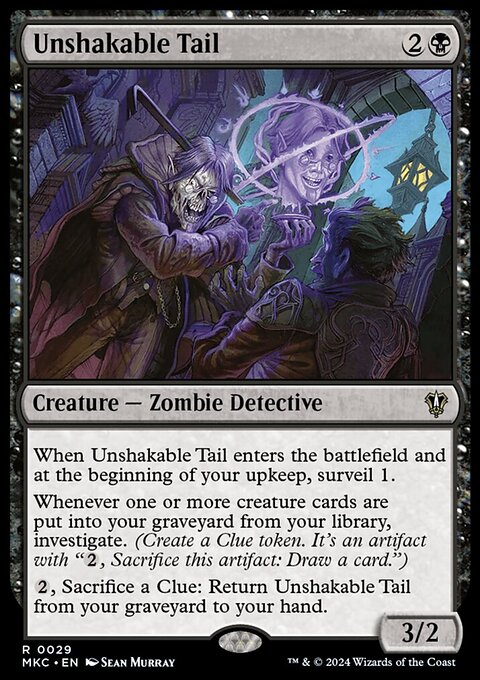 Unshakable Tail, Murders at Karlov Manor Commander #29, Magic: The Gathering card