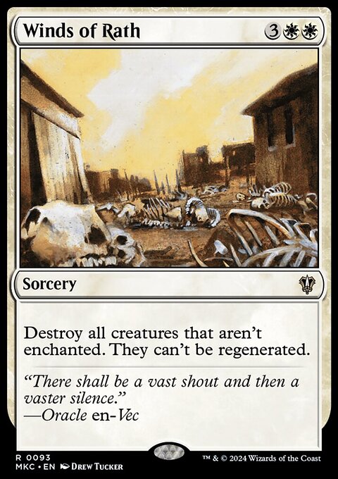 Winds of Rath, Murders at Karlov Manor Commander #93, Magic: The Gathering card