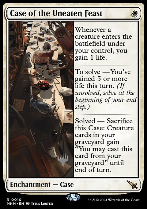 Case of the Uneaten Feast, Murders at Karlov Manor Promos #10p, Magic: The Gathering card