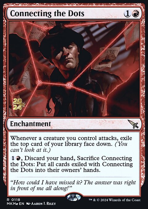 Connecting the Dots, Murders at Karlov Manor Promos #118s, Magic: The Gathering card