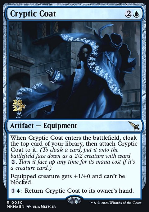 Cryptic Coat, Murders at Karlov Manor Promos #50s, Magic: The Gathering card