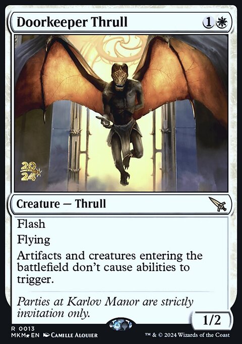Doorkeeper Thrull, Murders at Karlov Manor Promos #13s, Magic: The Gathering card