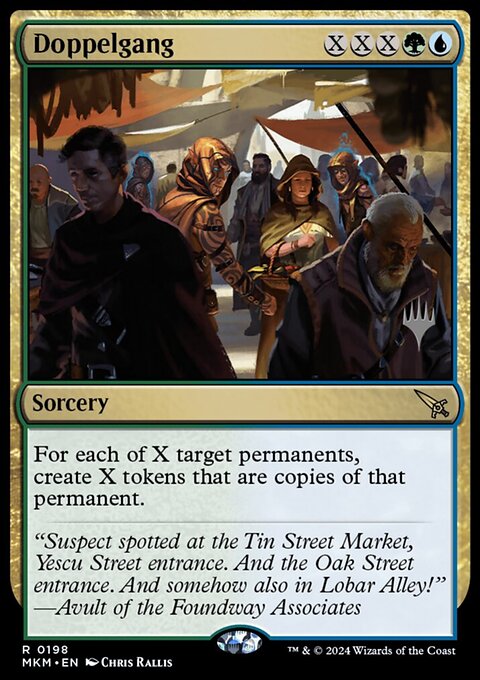 Doppelgang, Murders at Karlov Manor Promos #198p, Magic: The Gathering card