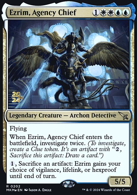 Ezrim, Agency Chief, Murders at Karlov Manor Promos #202s, Magic: The Gathering card