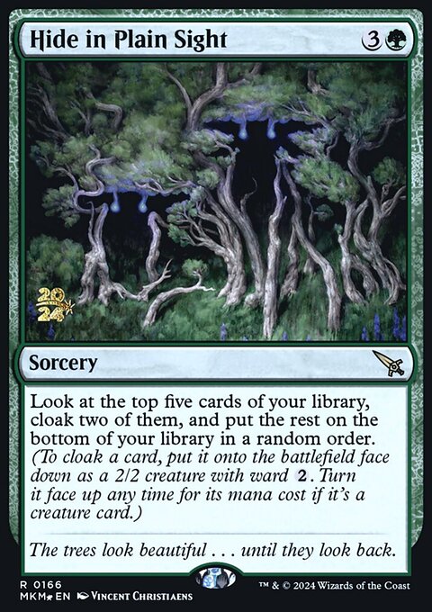 Hide in Plain Sight, Murders at Karlov Manor Promos #166s, Magic: The Gathering card