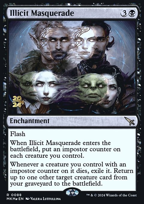 Illicit Masquerade, Murders at Karlov Manor Promos #88s, Magic: The Gathering card