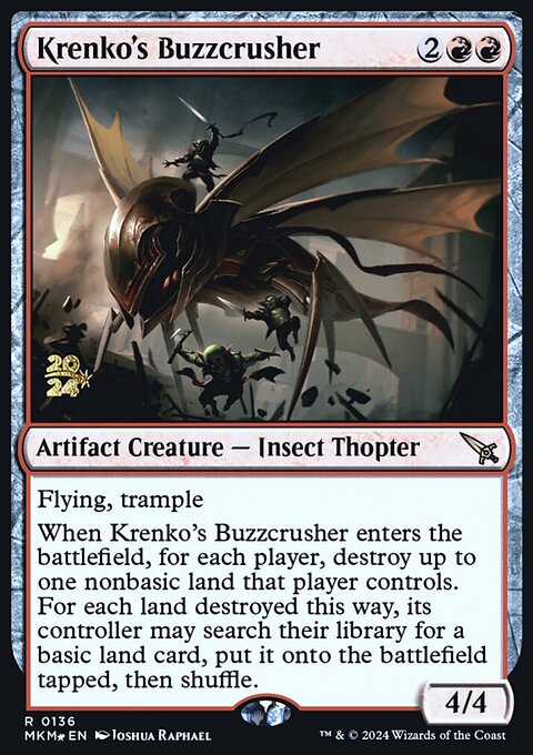 Krenko's Buzzcrusher, Murders at Karlov Manor Promos #136s, Magic: The Gathering card