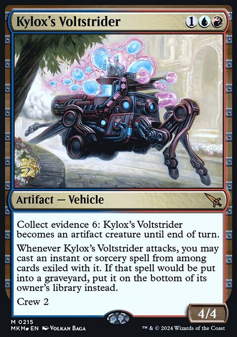 Kylox's Voltstrider, Murders at Karlov Manor Promos #215s, Magic: The Gathering card