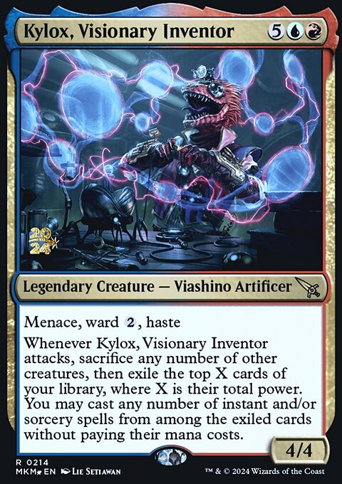 Kylox, Visionary Inventor, Murders at Karlov Manor Promos #214s, Magic: The Gathering card