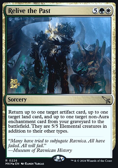 Relive the Past, Murders at Karlov Manor Promos #226s, Magic: The Gathering card