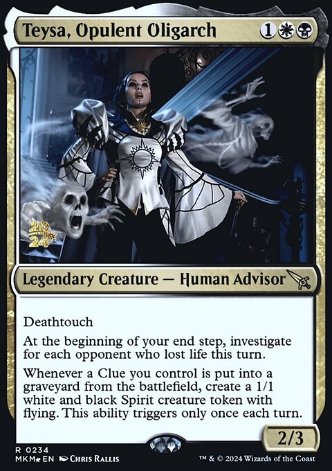 Teysa, Opulent Oligarch, Murders at Karlov Manor Promos #234s, Magic: The Gathering card