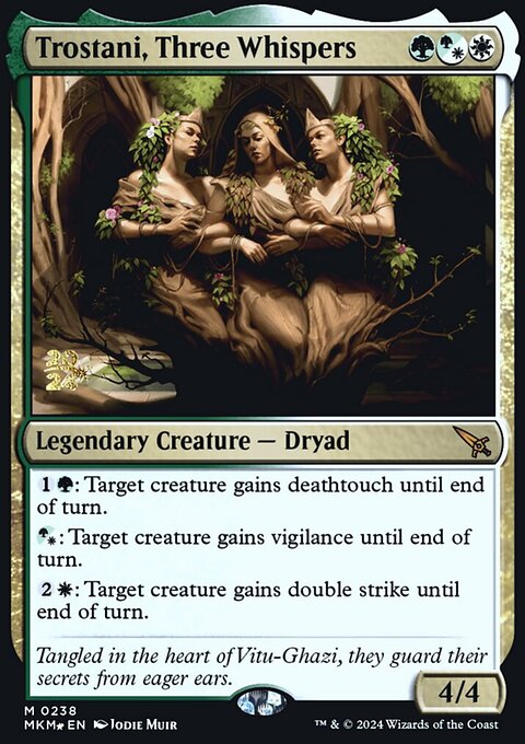 Trostani, Three Whispers, Murders at Karlov Manor Promos #238s, Magic: The Gathering card