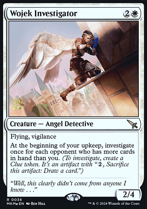 Wojek Investigator, Murders at Karlov Manor Promos #36s, Magic: The Gathering card