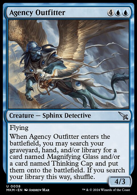 Agency Outfitter, Murders at Karlov Manor #38, Magic: The Gathering card