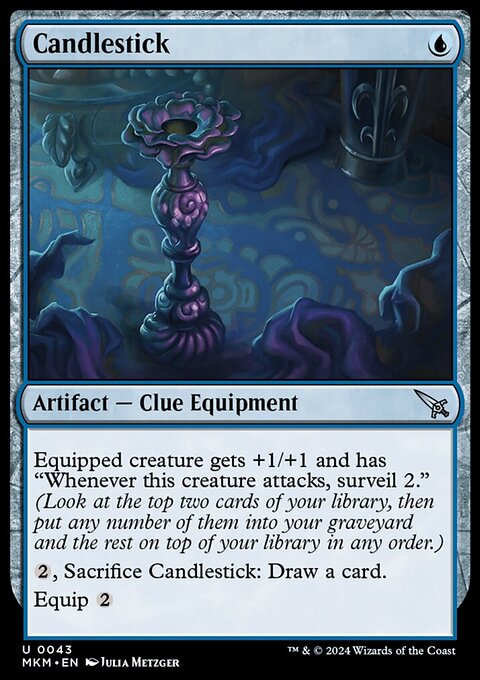 Candlestick, Murders at Karlov Manor #43, Magic: The Gathering card