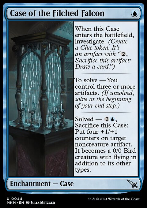 Case of the Filched Falcon, Murders at Karlov Manor #44, Magic: The Gathering card