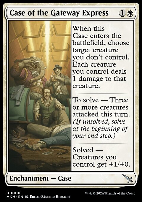 Case of the Gateway Express, Murders at Karlov Manor #8, Magic: The Gathering card