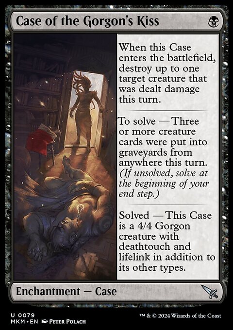 Case of the Gorgon's Kiss, Murders at Karlov Manor #79, Magic: The Gathering card
