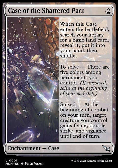 Case of the Shattered Pact, Murders at Karlov Manor #1, Magic: The Gathering card