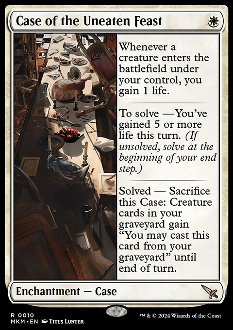Case of the Uneaten Feast, Murders at Karlov Manor #10, Magic: The Gathering card