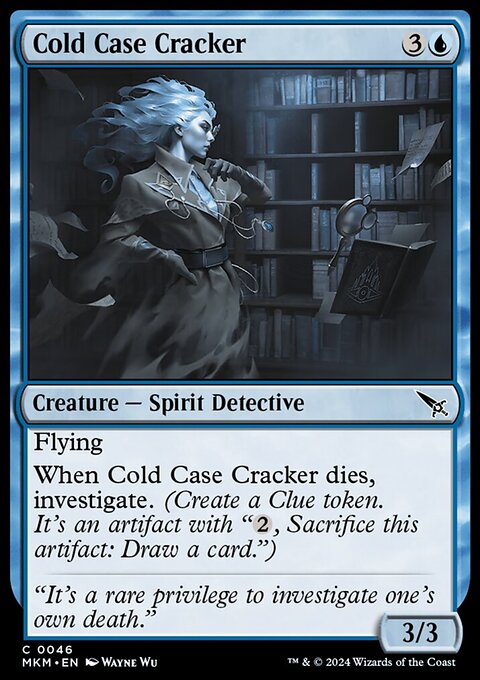 Cold Case Cracker, Murders at Karlov Manor #46, Magic: The Gathering card