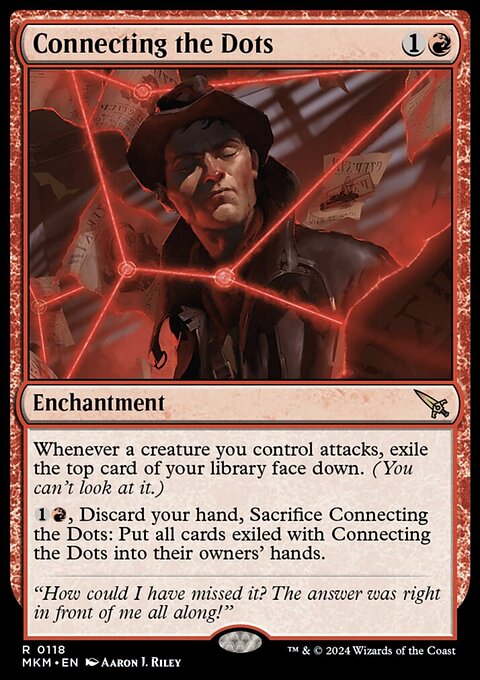 Connecting the Dots, Murders at Karlov Manor #118, Magic: The Gathering card