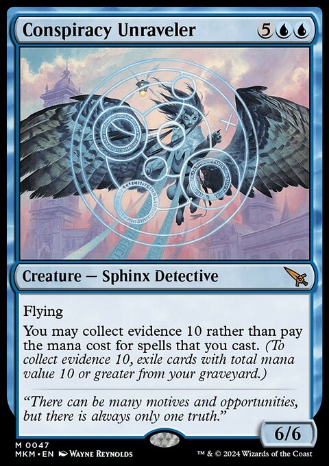 Conspiracy Unraveler, Murders at Karlov Manor #47, Magic: The Gathering card