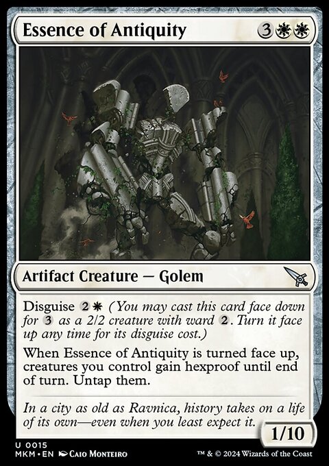 Essence of Antiquity, Murders at Karlov Manor #15, Magic: The Gathering card
