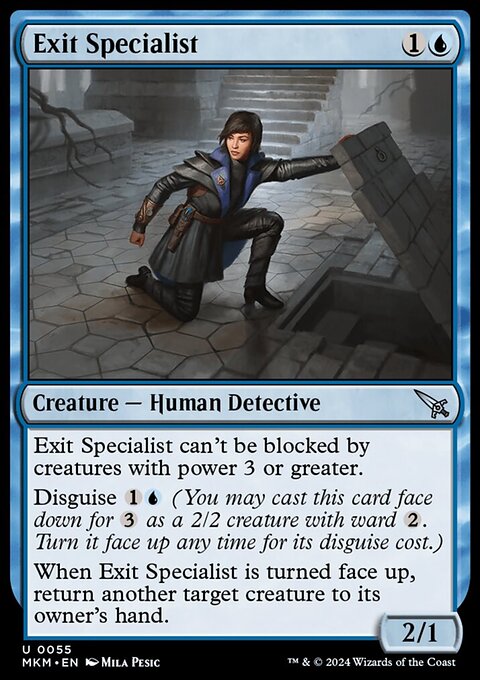 Exit Specialist, Murders at Karlov Manor #55, Magic: The Gathering card