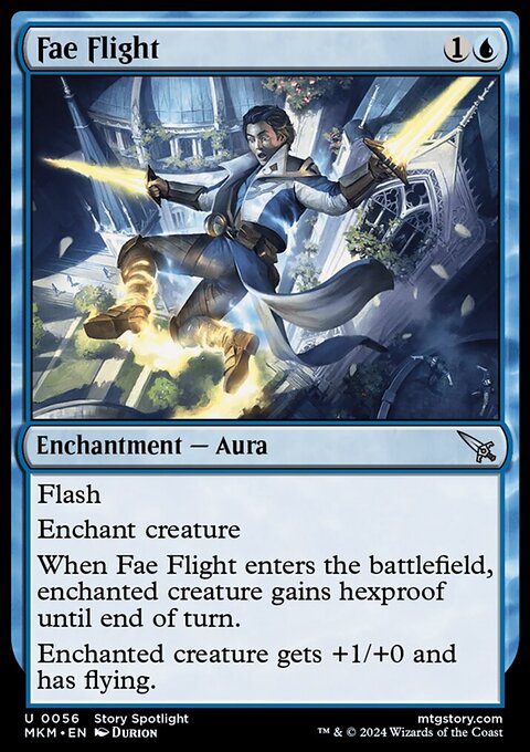 Fae Flight, Murders at Karlov Manor #56, Magic: The Gathering card