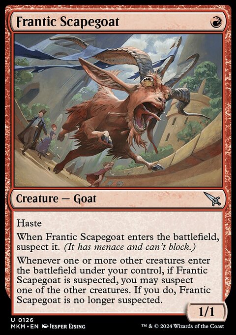 Frantic Scapegoat, Murders at Karlov Manor #126, Magic: The Gathering card