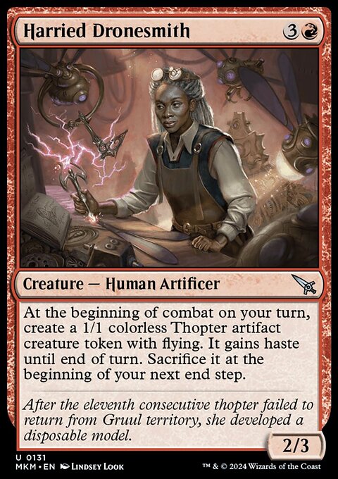 Harried Dronesmith, Murders at Karlov Manor #131, Magic: The Gathering card