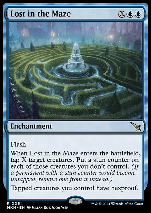 Lost in the Maze, Murders at Karlov Manor #64, Magic: The Gathering card
