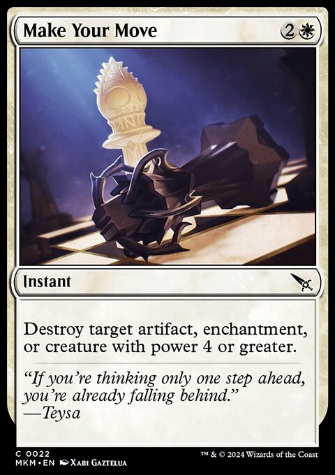 Make Your Move, Murders at Karlov Manor #22, Magic: The Gathering card