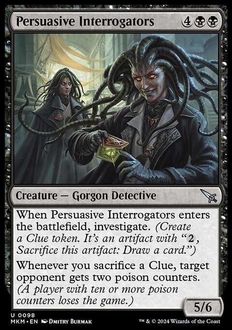 Persuasive Interrogators, Murders at Karlov Manor #98, Magic: The Gathering card