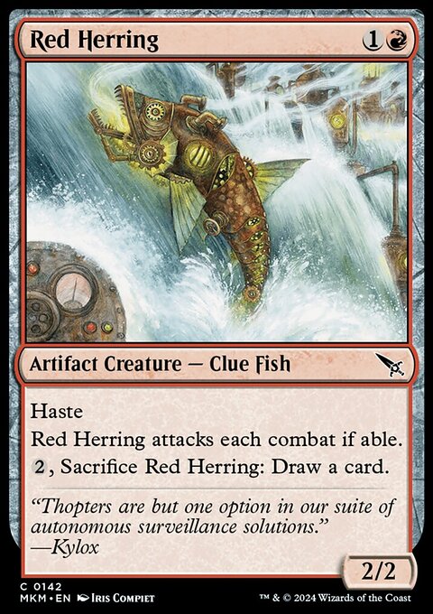 Red Herring, Murders at Karlov Manor #142, Magic: The Gathering card