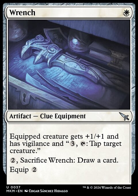 Wrench, Murders at Karlov Manor #37, Magic: The Gathering card