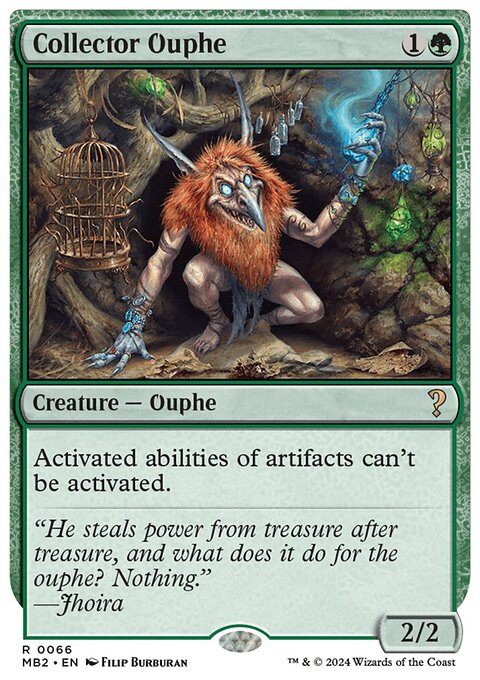 Collector Ouphe, Mystery Booster 2 #66, Magic: The Gathering card