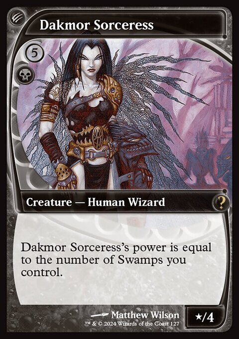 Dakmor Sorceress, Mystery Booster 2 #127, Magic: The Gathering card