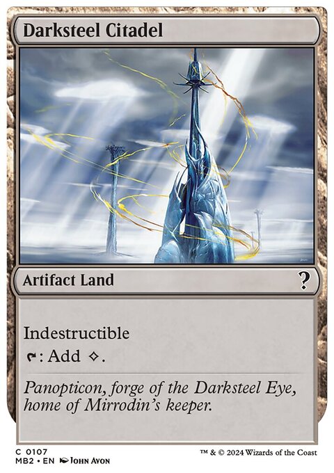 Darksteel Citadel, Mystery Booster 2 #107, Magic: The Gathering card