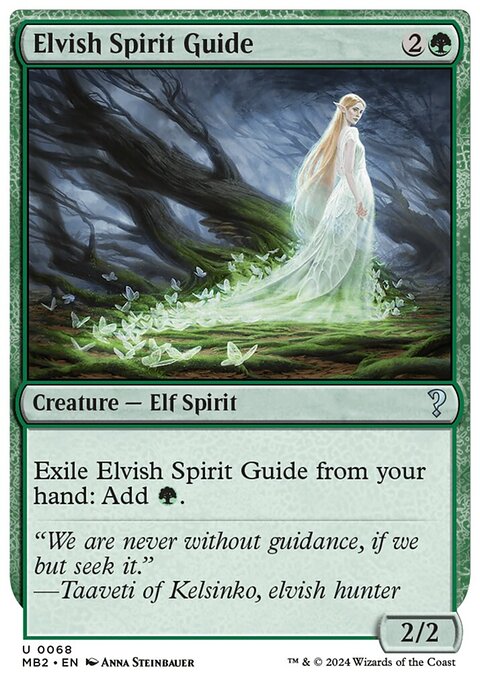 Elvish Spirit Guide, Mystery Booster 2 #68, Magic: The Gathering card